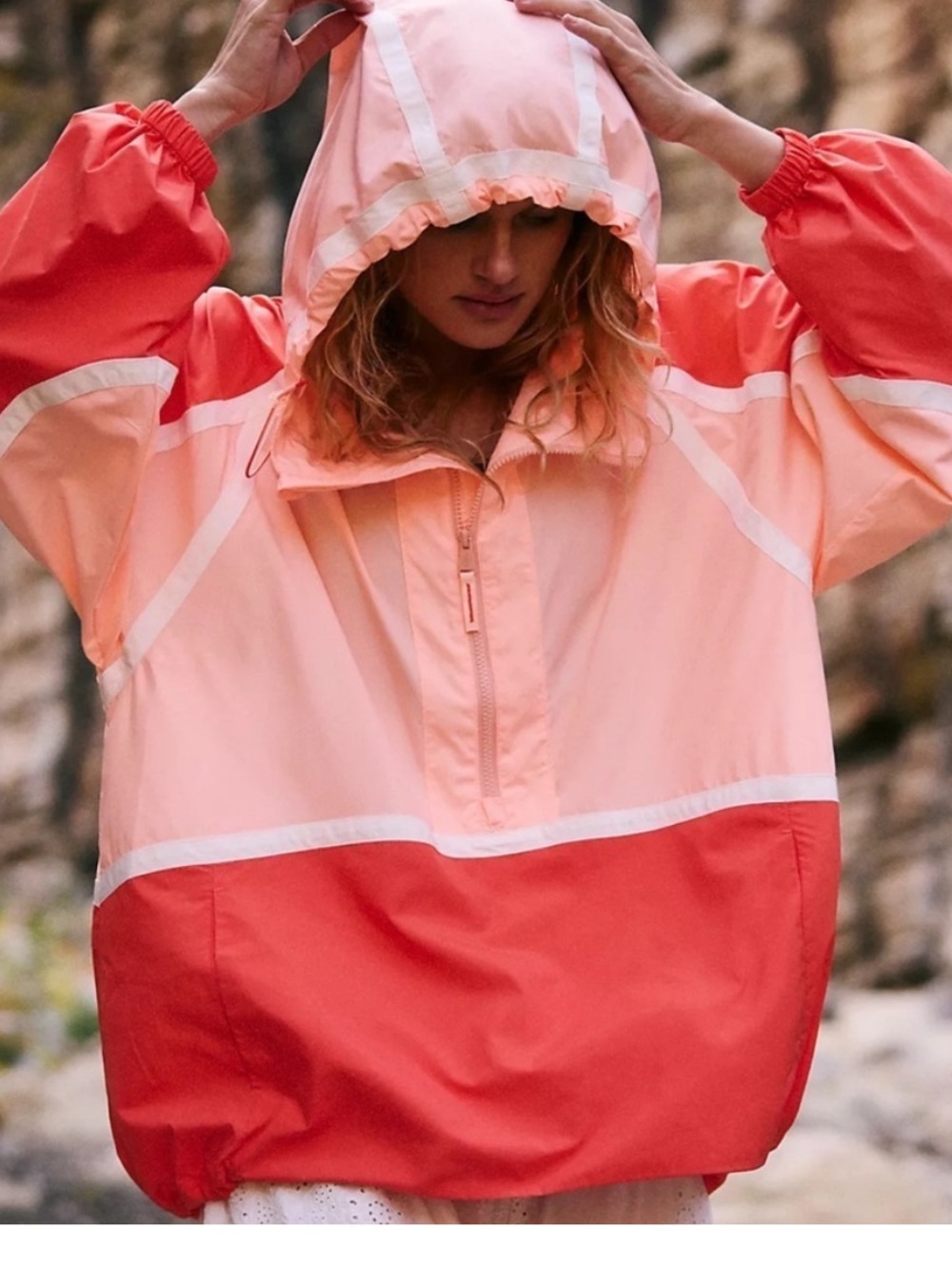 NWT Free People Care FP Movement Like The Wind Logo Jacket Size Small - Picture 2 of 13